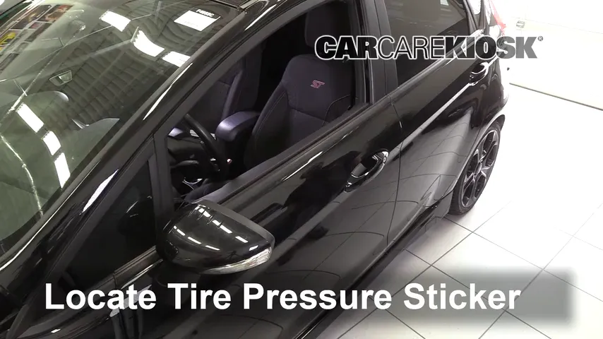 2016 Ford Fiesta ST 1.6L 4 Cyl. Turbo Tires & Wheels Check Tire Pressure